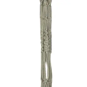 Mini Macrame plant or sphere Holder - Available in Sage Green, White, or Red -  pot/plant/sphere not Included - Customizable Design  made of 100% cotton