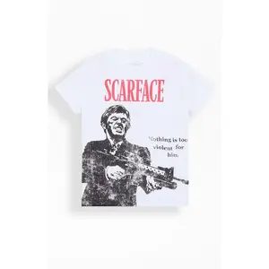 PacSun Men's Scarface Too Violent T-Shirt - Multicolor