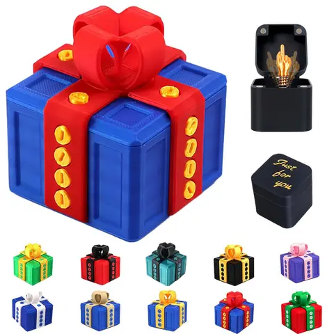 The Prank Box Hilarious Screw Challenge The Annoying Present with Middle Finger Surprise Prank Puzzle Gift Box Annoying Funny 3D Printed Screw Gifts Boxes Ideal for Christmas Holiday
