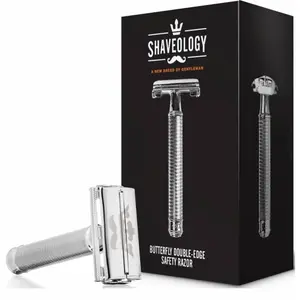 The Griffin Razor BUTTERFLY Double-Edged Safety Razor by Shaveology