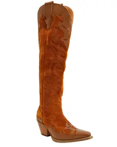 Dingo Women's Drama Queen Suede Tall Boot Snip Toe - Di2251-Cml