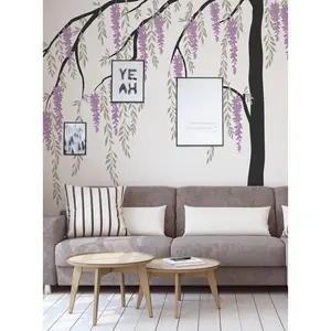 Wisteria Weeping Willow Tree Decal
