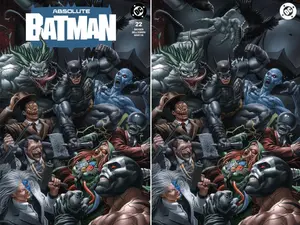 Absolute Batman #22 Set Trade and Virgin Foil By Felix Leon San Diego Comicon Exclusive