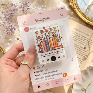 Book Lover Phone Grip, Cute Reading Aesthetic Phone Stand, Just One More Chapter Holder