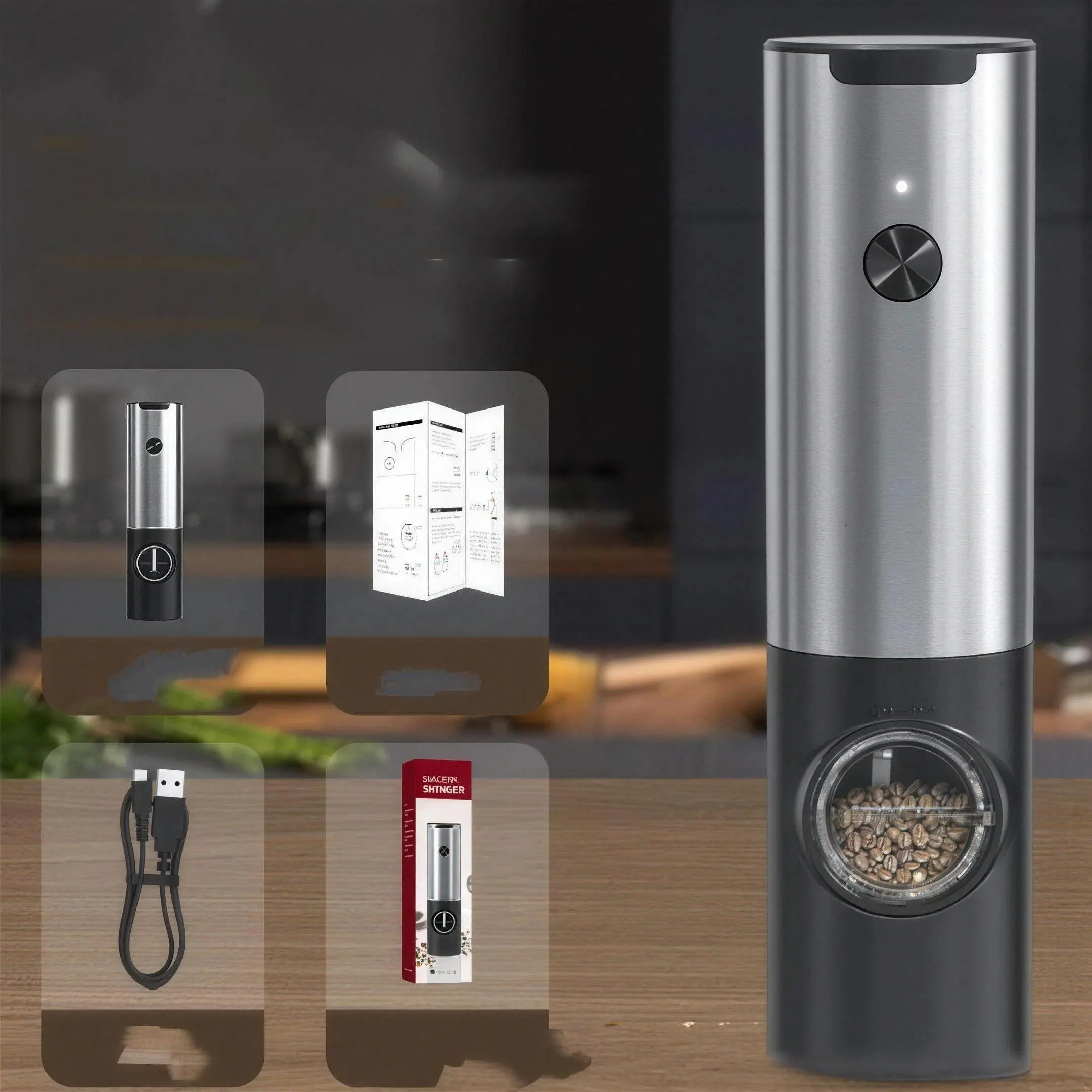 Minimalist Precision Pepper Grinder