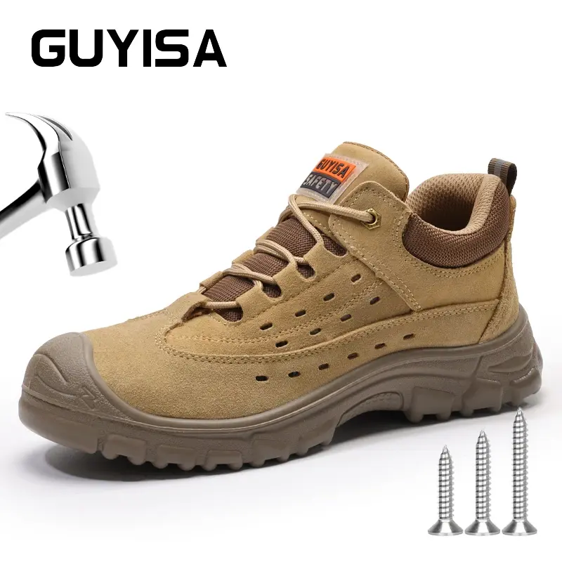 Men's Welding Work Shoes: Puncture & Impact Resistant, Steel Toe & Kevlar Design, Heat-Resistant & Wear-Resistant, Ideal for Factories and Warehouses