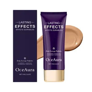 Waterproof Body Concealer Makeup - Full Coverage Foundation for Tattoos, Scars, Veins & Dark Spots, Lightweight Hydrating Matte Finish Leg & Face Makeup strobe dewy skin tint mac