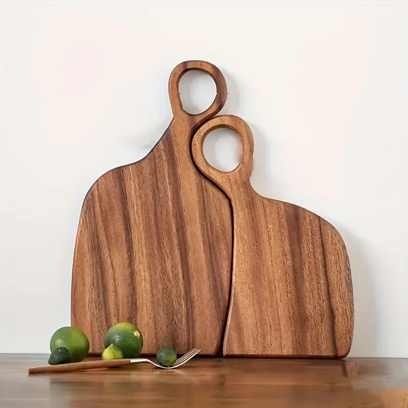 Acacia Charcuterie Board and Cutting Board, Wooden Platter for Cheese, Snacks, Appetizers and Party Food