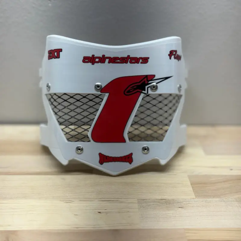 Hldesignzz 3-D Vented Plate Red Hldesignzz 3-D Vented Plate Red