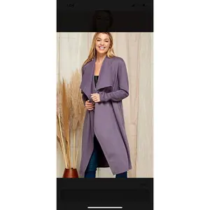 Lavender Long Cardigan