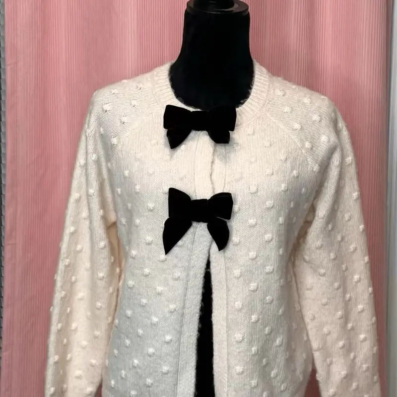 White soft sweater