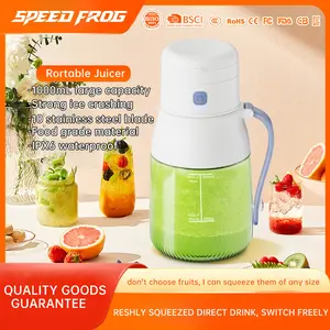Juicer Cup, Multifunctional Portable Electric Juicer for Fruit, Shakes & Smoothies, Rechargeable Blender, Compact and Convenient for On-the-Go Use (White)