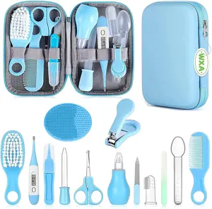 Baby Grooming and Healthcare Kit - Baby Grooming Kit, Infant Safety Care Set with Hair Brush Comb Nail Clipper Nasal Aspirator,Baby Essentials Kit for Newborn Girls Boys