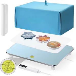 Resin Heating Mat & Leveling Table, 2-in-1 Resin Tools for Epoxy Resin, Resin Curing Machine for Resin Molds, Undeformed Resin Dryer with  Timer & Temperature Control, Silicone Mat