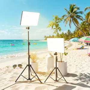 2-Pack Video Light Kit with 10" Tri-Color Ring Lights (2800-6500K) & 43" Adjustable Phone Holder | Perfect Dimmable Lighting for Game Streaming, YouTube, TikTok | Essential Gear for March Madness, Spring Break & World Cup Content Creation