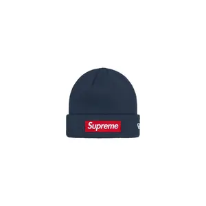 New Era® Box Logo Beanie "FW24 Navy" SU936
