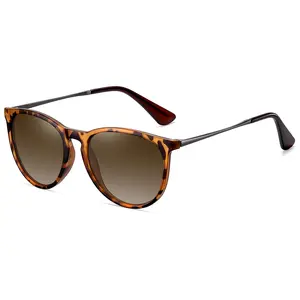 WOWSUN Retro sunglasses womens 2024 trendy round classic glasses