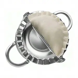 One piece Kitchen Lazy Dumpling Maker 304 Stainless Steel Dumpling Mold - Even beginners can instantly become chefs with just one pinch. Ergonomic handle design, easy to operate and effortless