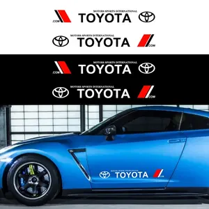 DIY Car Side Sticker Personalized Letter Decoration, Customizable Decal for Toyota and Other Car Models, Automotive Accessories, Car Decals