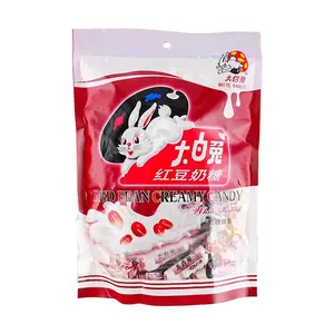 White Rabbit Creamy Candy - Classic Red Bean Flavor, 180g Bag - Nostalgic Childhood Treat, Individually Wrapped, Bulk Pack for Sharing