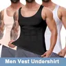 CATTIBOR 1/2/3/4 Pack Menswear Comporession Vest Tank Top,Men Round Neck Sport Shirt,Men Sleeveless Vest Body Shaper Undershirt Men Workout Training Basketball Shirts,Menswear & Underwear GYM Shirt
