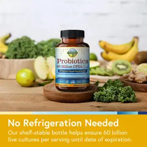 Digestive Enzymes with Probiotics,Prebiotics,Promotes Immune System&Digestive Health,60 Billion CFU,20 Strains,for Men and Women, Bathroom,Terranics