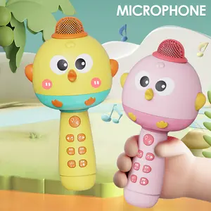 Microphone Toy, Multifunctional Music Toy, Portable Karaoke Machine, Voice Change/song Playback/audio Effect Switch, Stereo Sound, Musical Enlightenment Gift