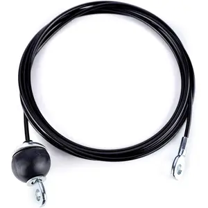 Replacement Fitness Pulley Cable 5mm Thick Heavy Duty Steel Wire Rope Cable Pulley Attachments for Home Gym Cable Machine Accessories