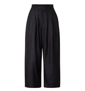 Vernon Silk Trousers in Black, from Soeur