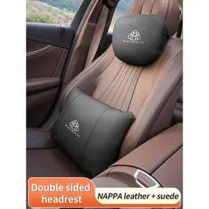 For Maybach S Class S400 S450 S480 S500 S580 S650 S680 GLS480 GLS600 Car Headrest Neck Support Neck Pillow Seat Waist Cushion