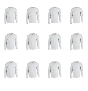 12-PACK - Adult Heavy Cotton 5.3 oz. Long-Sleeve T-Shirt