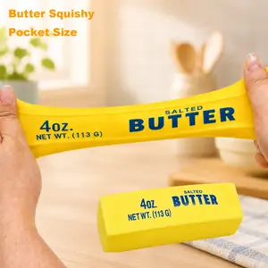 [dealsforyou] Butter Squishy Toy, Soft Pocket Size restock Squeeze Fidget, Viral Sensory Toy for Kids 3+ Adults, Cute Gift, DFYD, dealsforyoudays