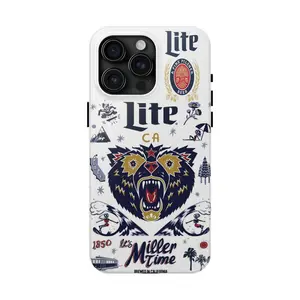 Miller Lie Limited Edition California Phone Case, Miller Lite Phone Case, Lite Beer Phone Case, Beer Phone Case, Case For Fans, iPhone 15 14 13 12 11 Pro Max Plus X, Accessories Protection