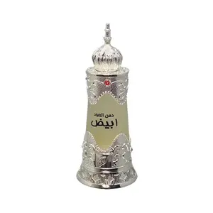 Afnan Dehn Al Oudh Abiyad Unisex Concentrated Perfume Oil – Oud, Musk & Vanilla, 20ml