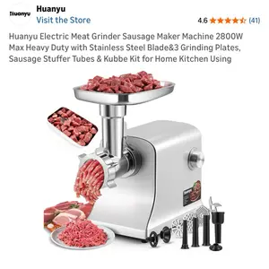 Huanyu Meat Grinder Electric 2800W