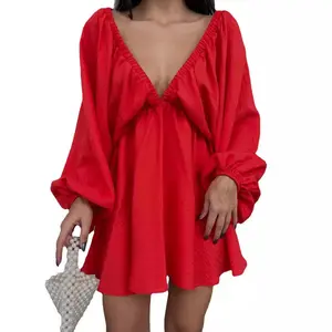 SUPÊR VÃLUE CHOICE Summer 2026 dress Oversized Vintage Denim Mini Sexy A line Straps  Dress