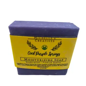 Cool Purple Spring Bar Soap