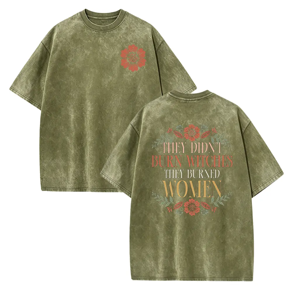 Washed T-shirt-Green