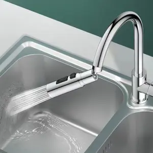 Kitchen Faucet Sprinkler, 1 Count Rotatable Anti-splash Water Faucet, Splash-proof Water Faucet for Home Kitchen Bathroom