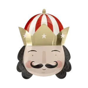 Nutcracker Shaped Head 10" Plate