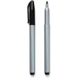 Permanent Freezer Marker Set of 2 – Waterproof Fast-Drying Black Ink Pens with Chisel Tip for Food Labeling, Fridge & Freezer Storage, Kitchen & Lab Use & General Organization