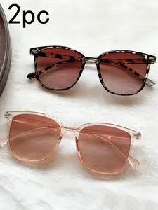 Fashionable Large Frame Sunglasses for Women, Comfortable Eyewear for Outdoor Activities, Parties, Vacation, Travel, Decoration, Gift Idea