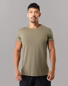 ALPHALETE Men's Rolled Muscle Tee - Pine
