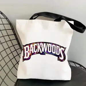 Bulma B-Backwoods Storage Bags ﻿Canvas Double-Sided Print & Foldable Design Tote Bag - For School Picnic Travel & Everyday Use High Quality & Reusable Fashion Meets Function Eco Shopping Handbag