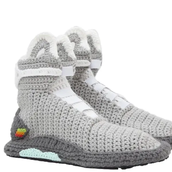 CozyKnit High-Top Slippers One Size Fits All Mens 10.5-12.5 Comfort