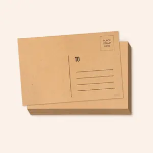 Plain Kraft Postcards | Set of 60