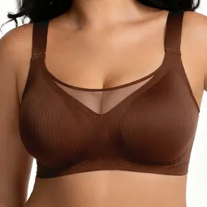 Women's Wire-Free Bra,Ultra Comfort Wireless Bra for Women | Seamless Full Coverage Lounge Bra  Push Up Support No Underwire Your New #1 Tshirt Bra TikTokShopJumpstartSale