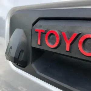 RED Tailgate Handle Letter Decals Precut Vinyl for Toyota Tacoma 2016+