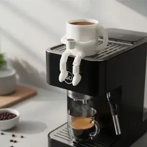 Elegant Coffee Cup Figurine, Collectible Figurines, Adorable Bean Mini Model Decor, Home Decoration, Ideal for Cafes & Home Use, Perfect Gift for Coffee Lovers