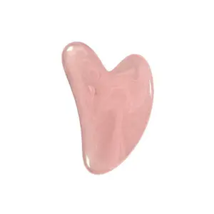 Heart Shaped Gua Sha Scraping Board, Versatile Body Care Manual Massage Tool for Acupuncture, and Spa Treatments Pink